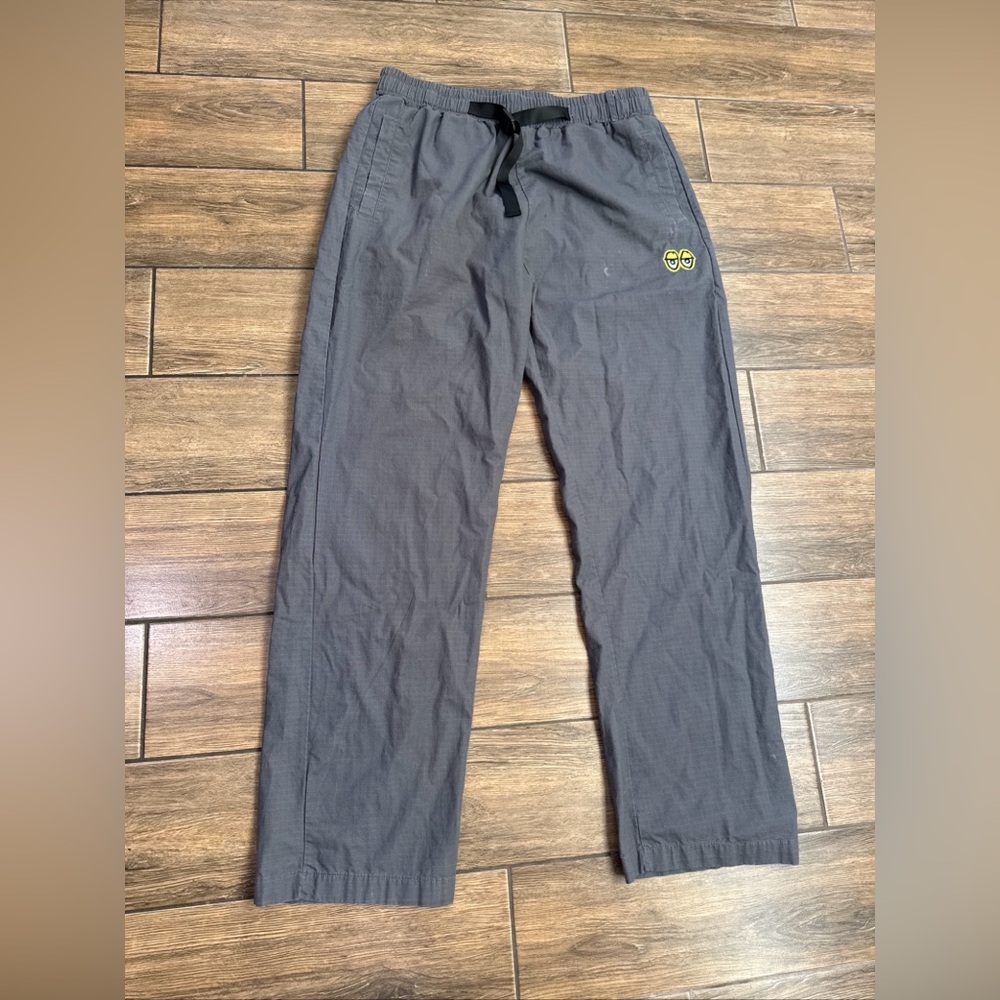 Krooked Eyes Ripstop Pants - Charcoal Gray Size L
